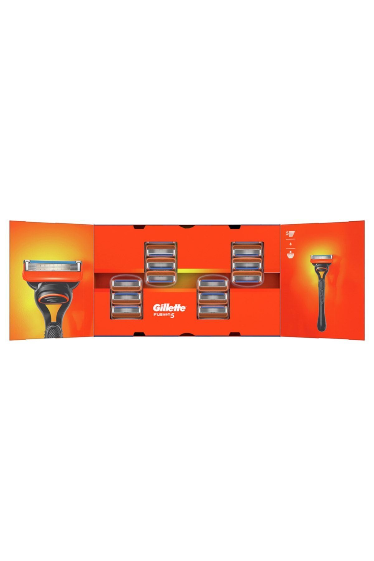 Gillette مجموعه ۱۶ تیغ اصلاح فیوژن رزرو