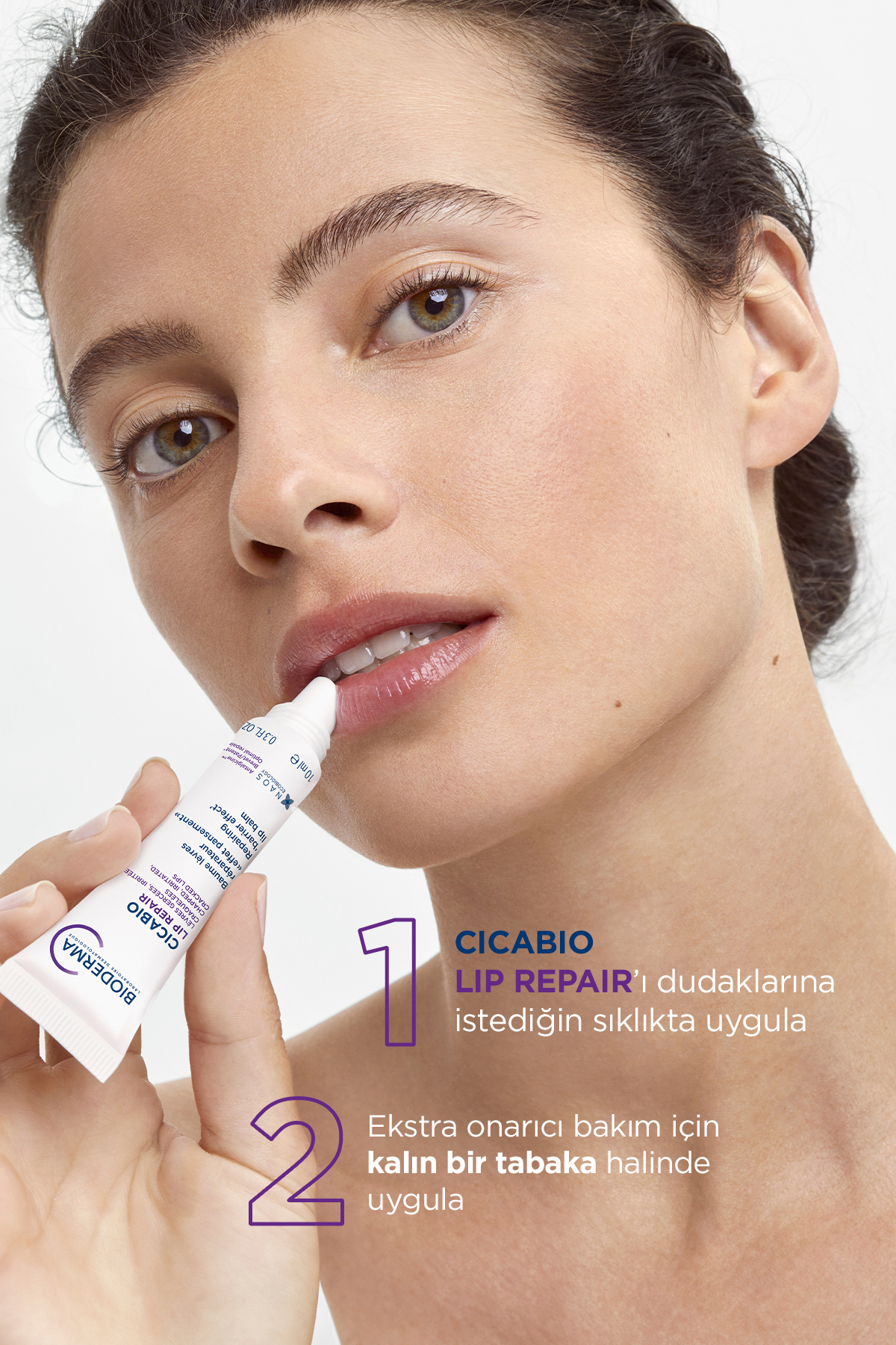 کرم لب و اسکراب ترمیم کننده تغذیه سیکبیو جریان تعمیر برای ترک 10 میل Bioderma