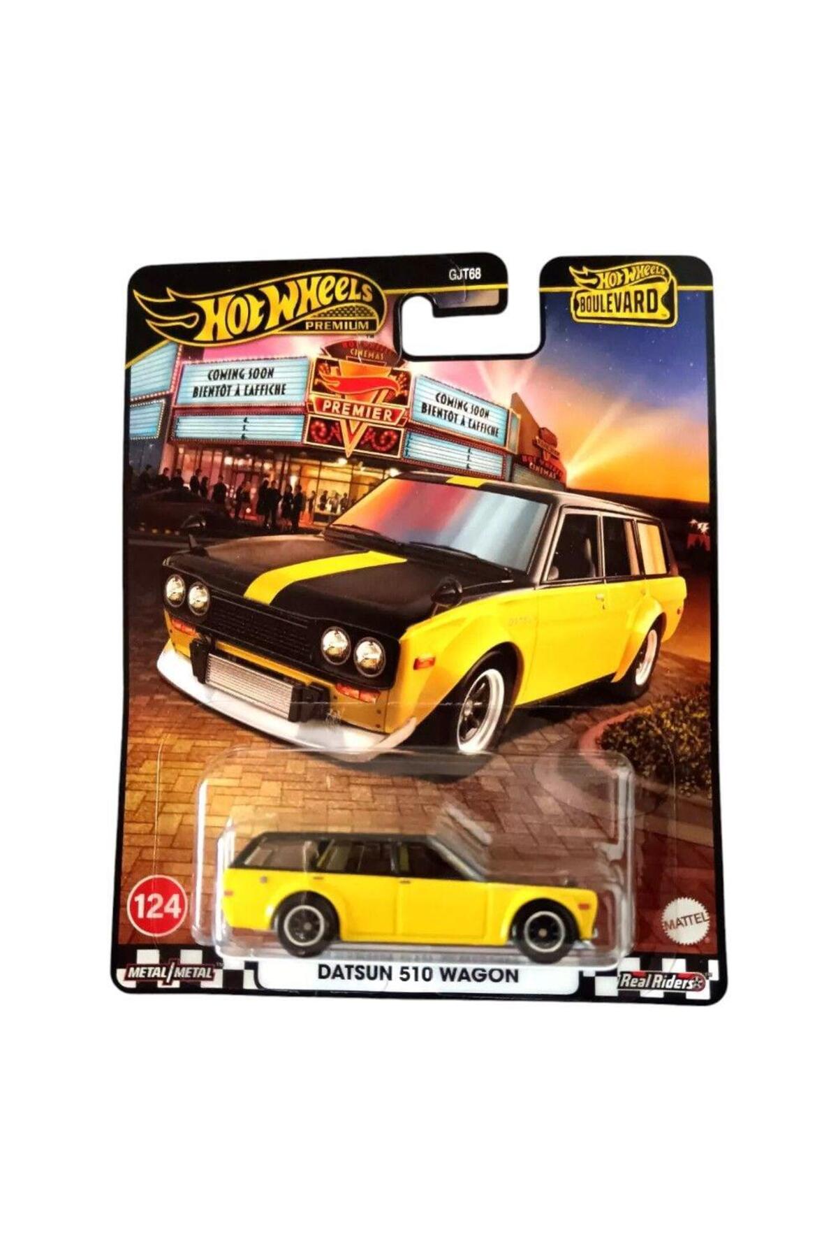 مدل خودرو PREMIUM DATSUN 510 WAGON GJT68 JBL21 هات ویلز اورجینال HOT WHEELS