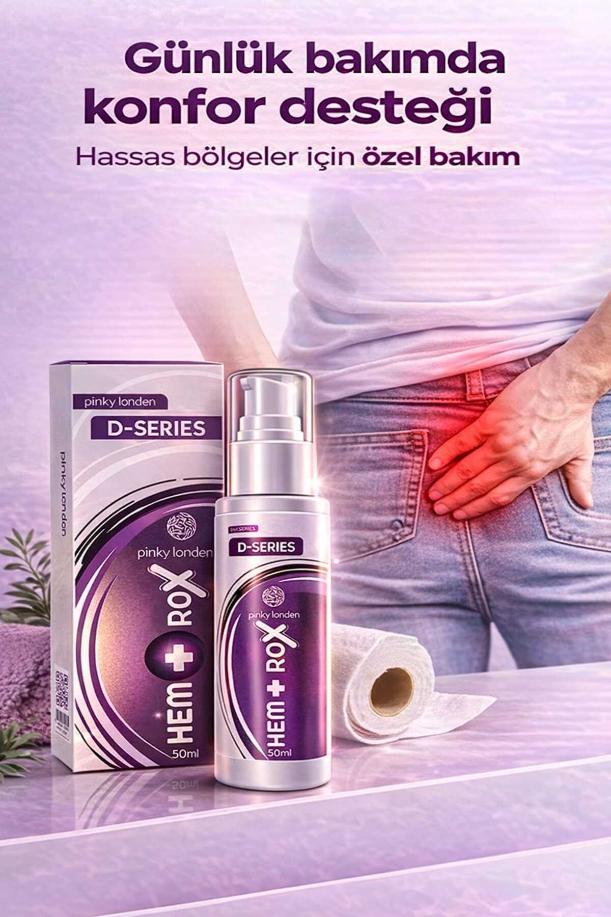 کرم بدن Hemorox مدل H.emoroid با حجم 50 میلی لیتر مناسب مراقبت از پوست Pinky London