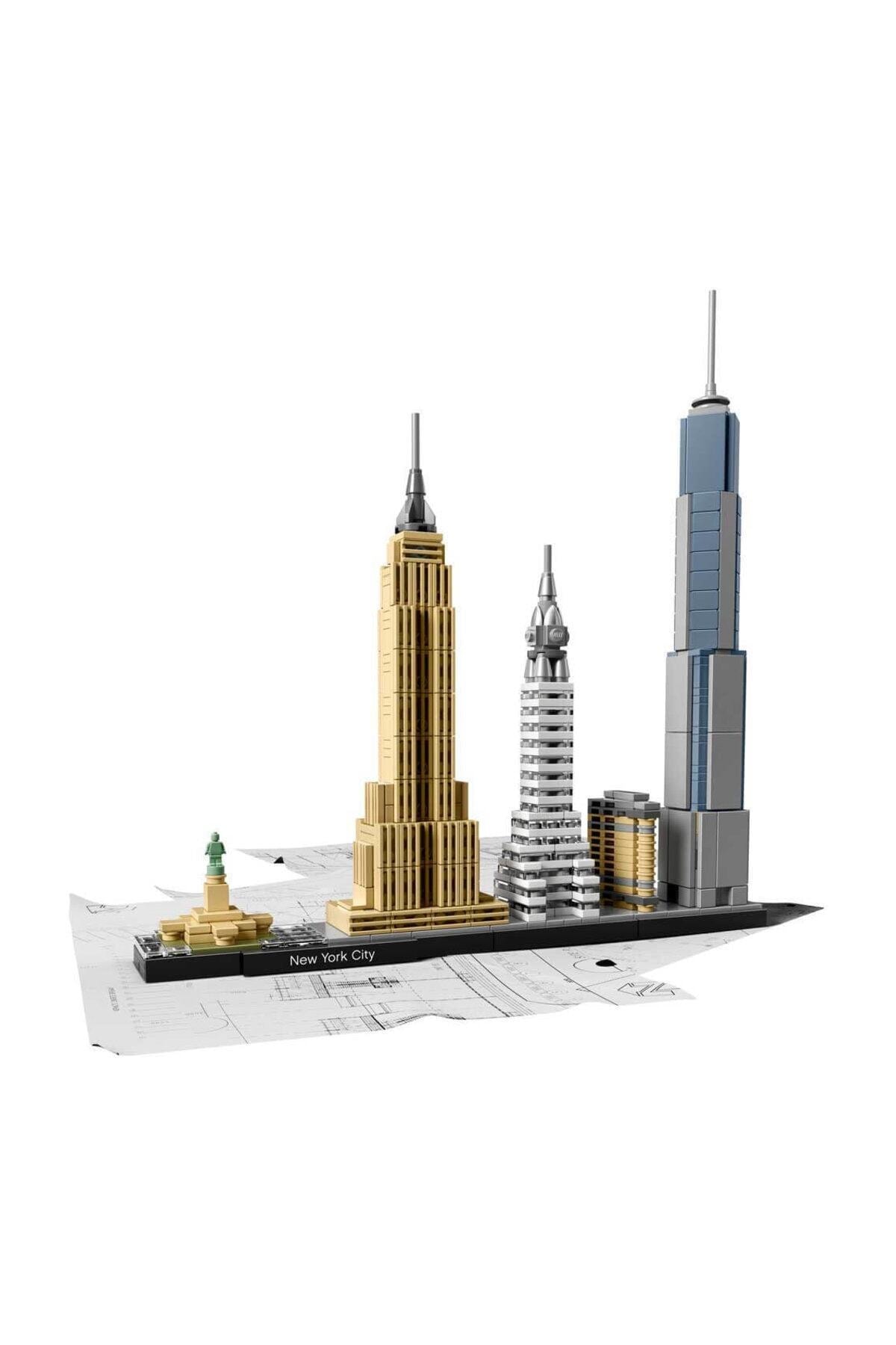 لگو و اسباب بازی های ساخت محور معماری شهر نیویورک 21028 اورجینال LEGO