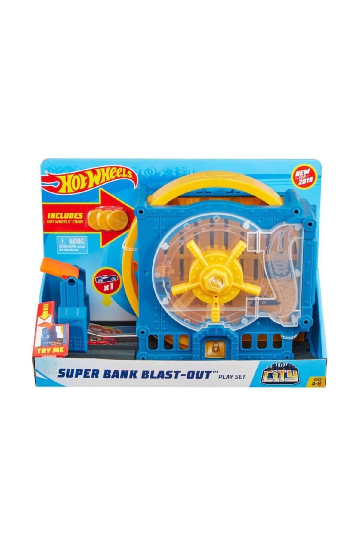 ماشین اسباب بازی مجموعه جهانی مسابقه FNB15 BANK OUT هات ویلز اورجینال HOT WHEELS