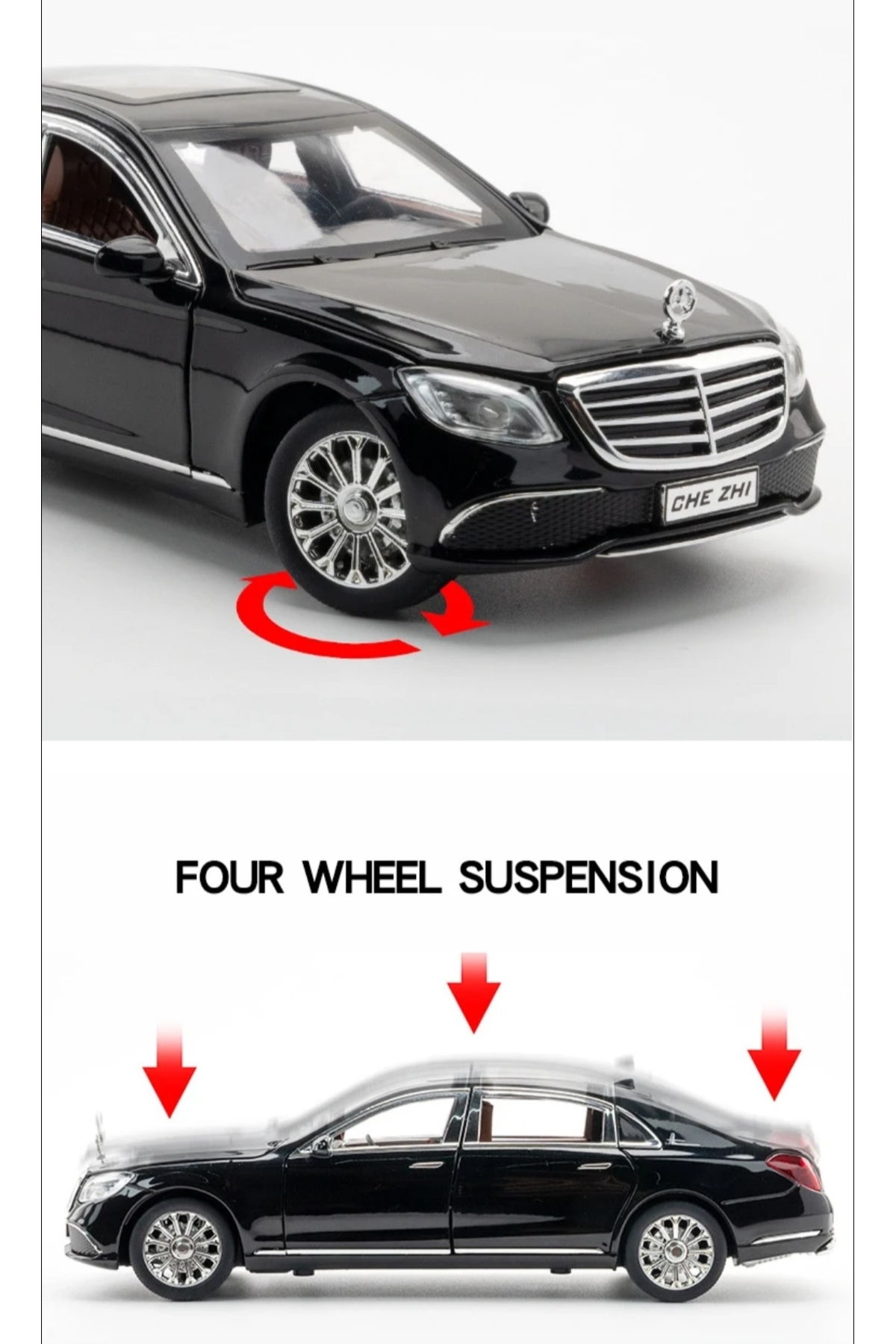 مدل خودرو مرسدس بنز MAYBACH S600 1:24 SCALE DIECAST MODEL METAL CAR اورجینال Jutenya