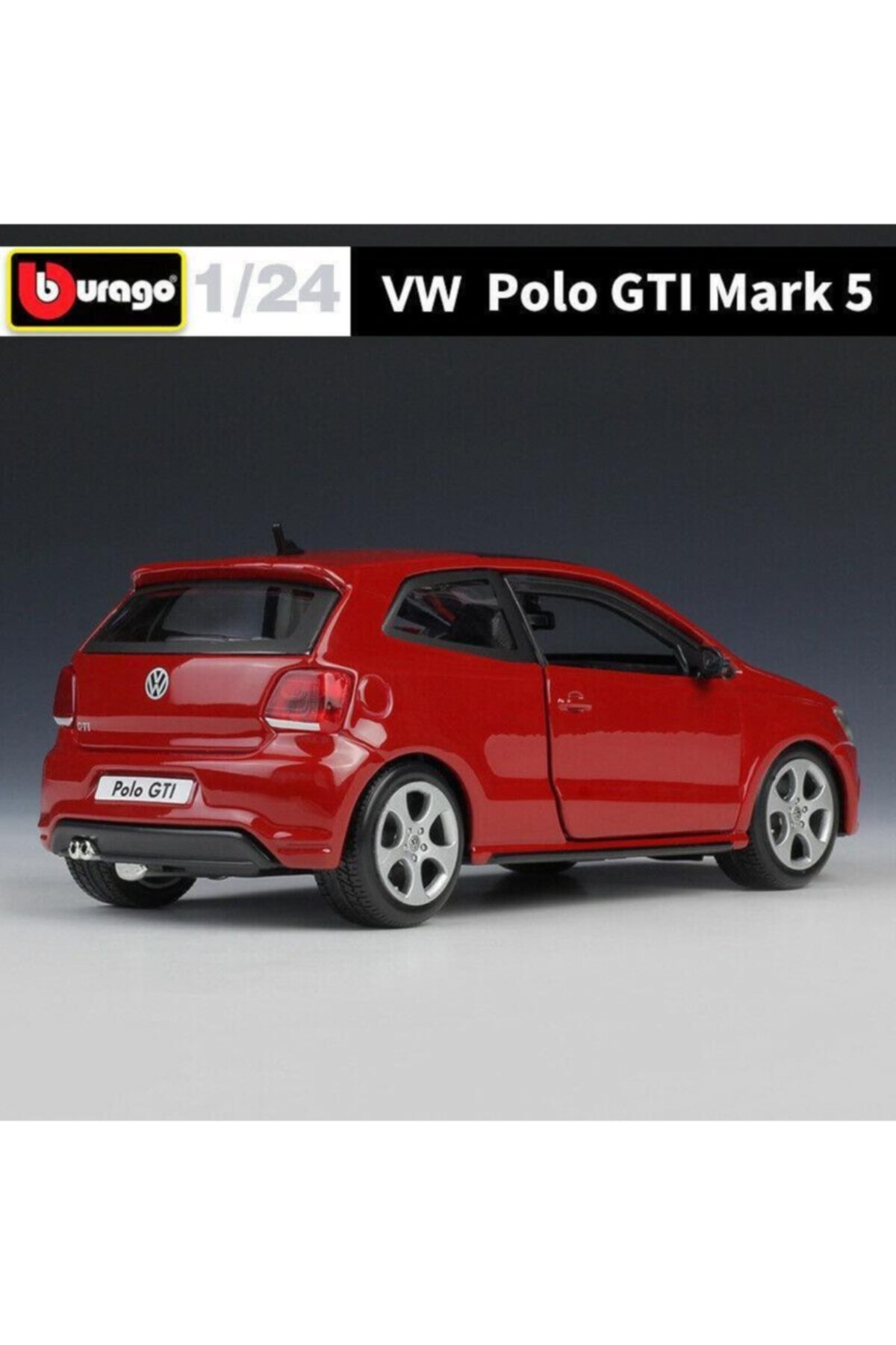 مدل خودرو B VOLKSWAGEN POLO GTI MARK 5 RED 1:24 از ترکیه Burago