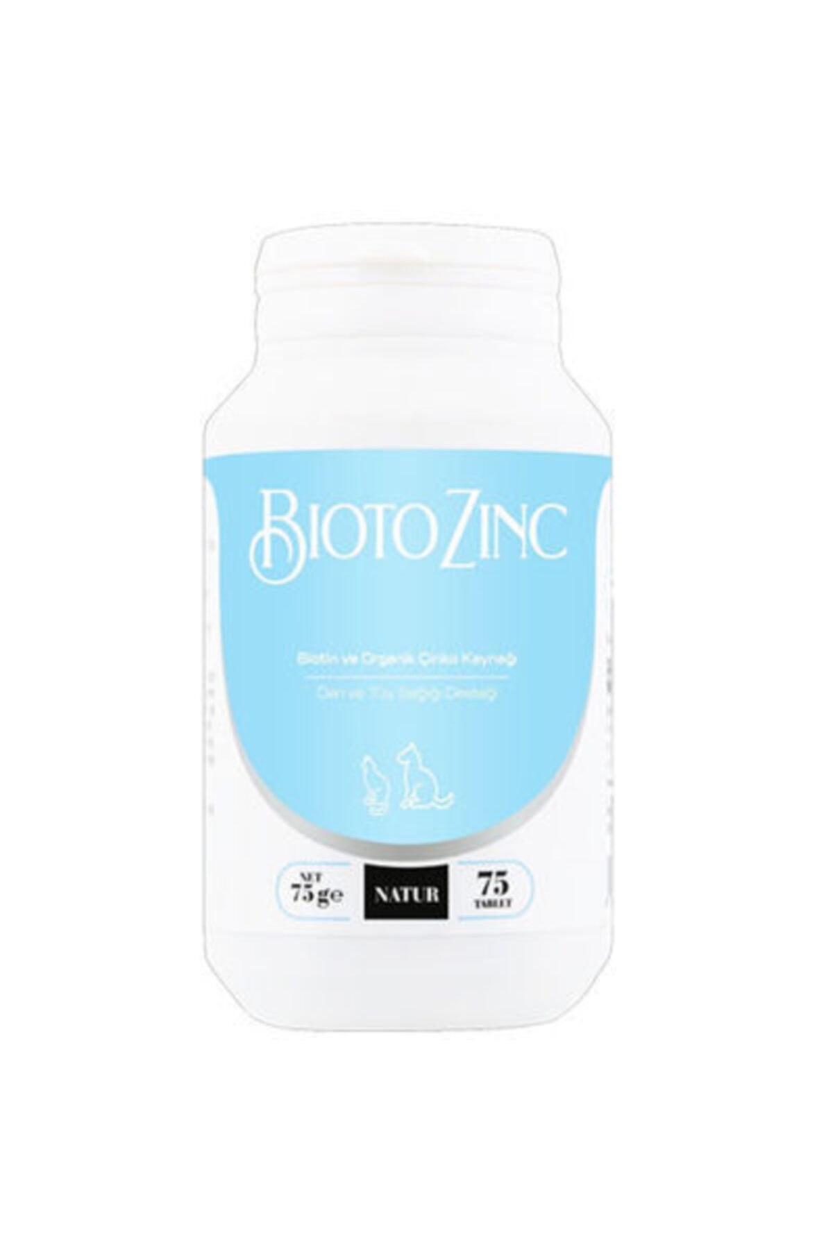 ویتامین گربه ناتور Natür Bioto Zinc 5 mg Biotin مدل B-0023