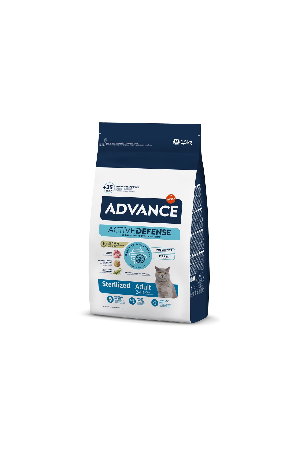 غذای خشک گربه ادونس Advance Sterilized، ۱٫۵ کیلوگرم 1,5 Kg