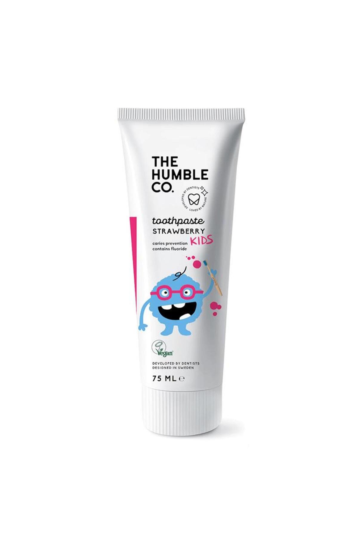 The Humble Co. خمیر دندان کودکان توت فرنگی 75 میلی لیتر