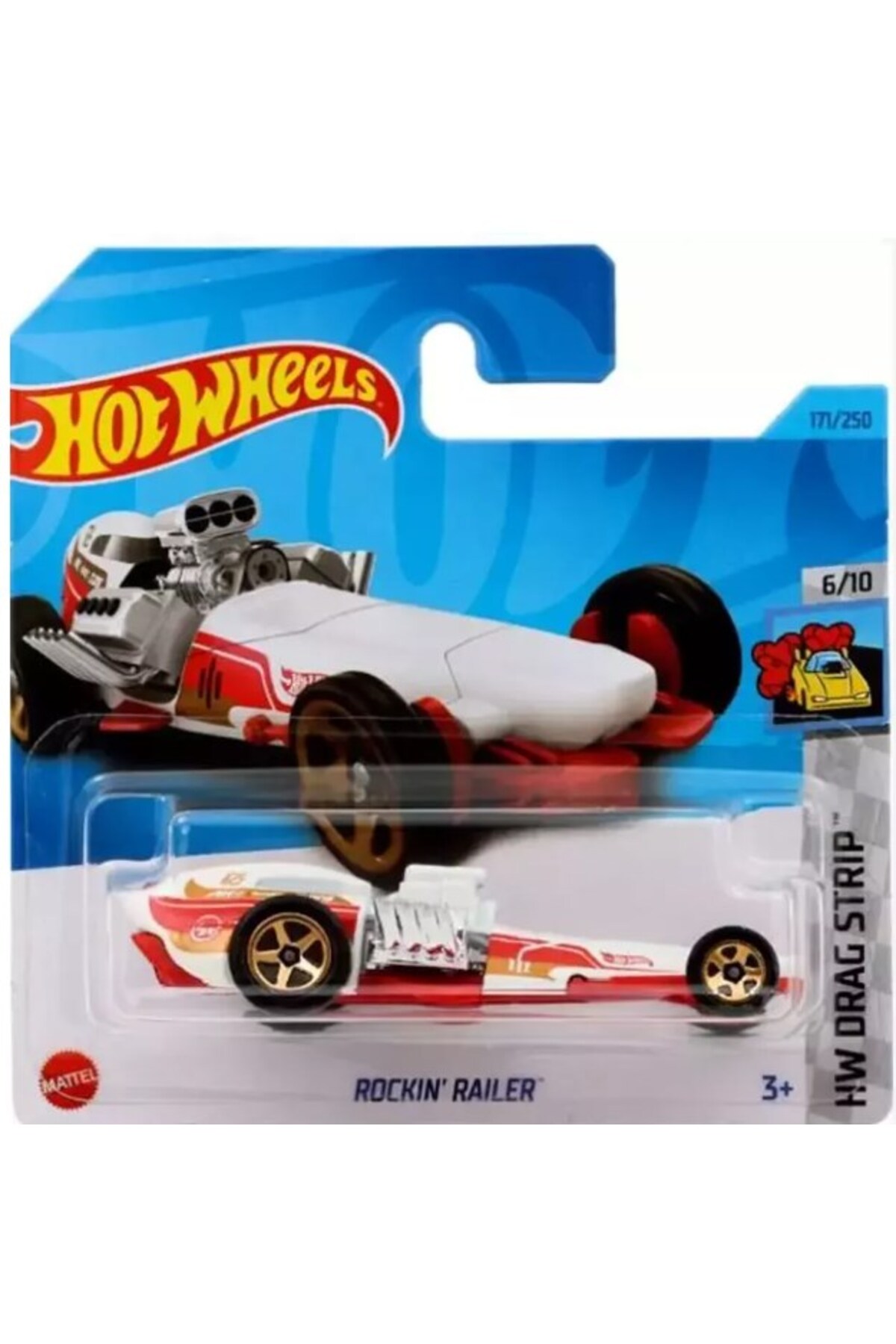 ماشین اسباب بازی SINGES ROCKIN RAILER HKG53 هات ویلز اورجینال HOT WHEELS