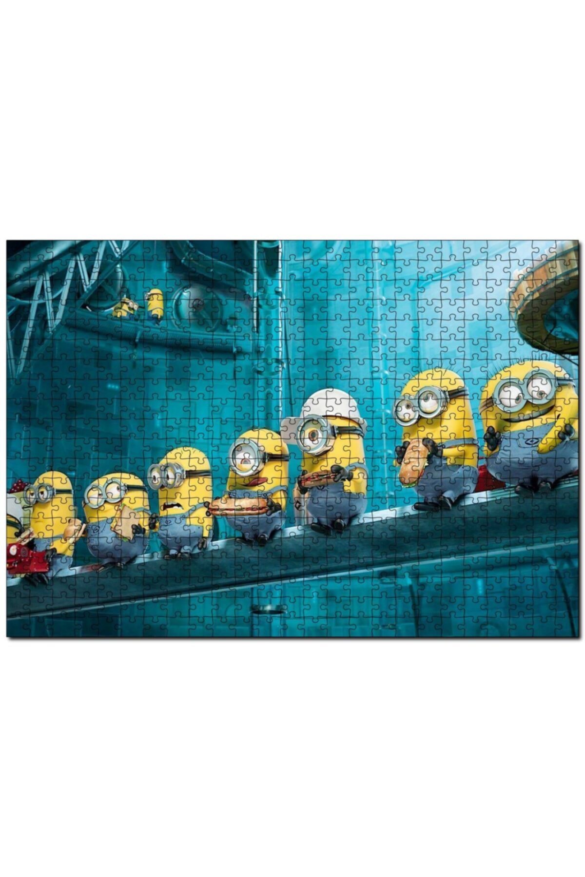 پازل انیمیشن 120 تکه CAKASEPETIM MINIONS MDF چوبی Cakapuzzle
