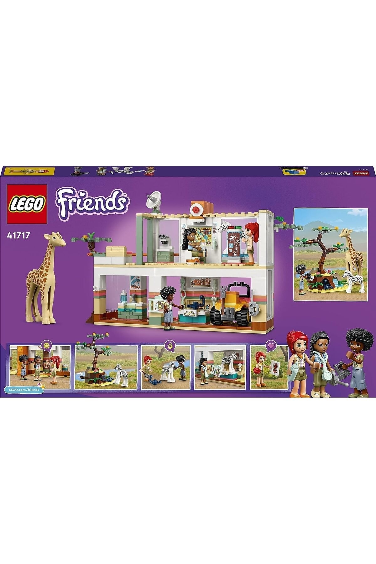 لگو ® دوستان مرکز بازیابی حیوانات وحشی میا 41717 7 سال بالاتر برای 3 حیوان اورجینال LEGO