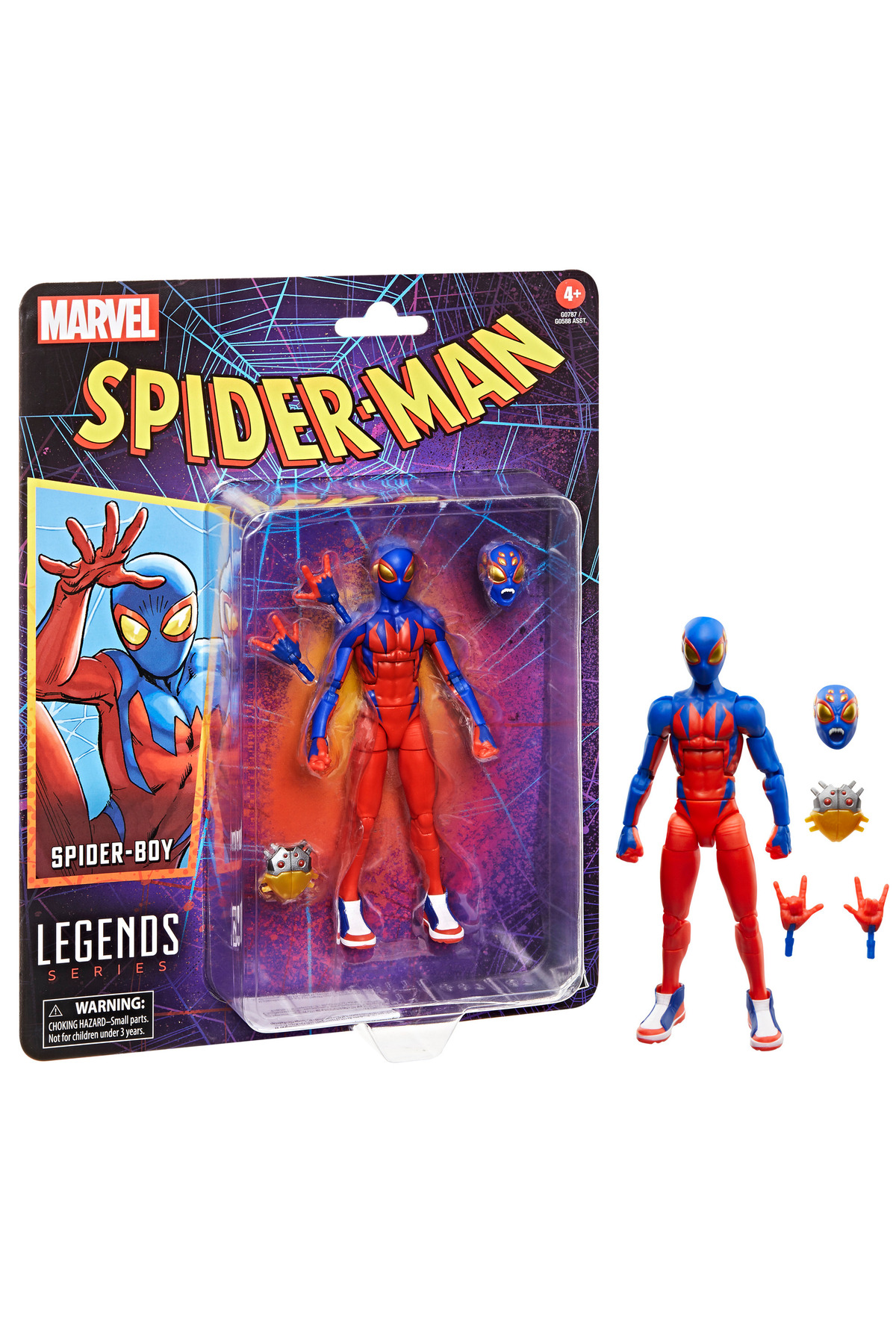 فیگور اکشن HASBRO MARVEL LEGENDS SERIES SPIDER BOY RETRO COMICS . از ترکیه MARVEL