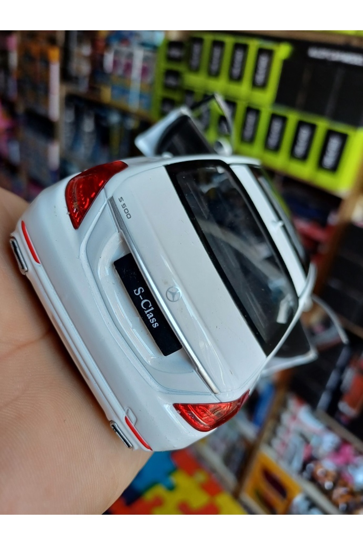 مدل خودرو مرسدس بنز S500 S CLASS 1:24 SCALE METAL MODEL CAR DIECAST COLLECTION 18X8CM از ترکیه OYUNCAKSAHİLİ