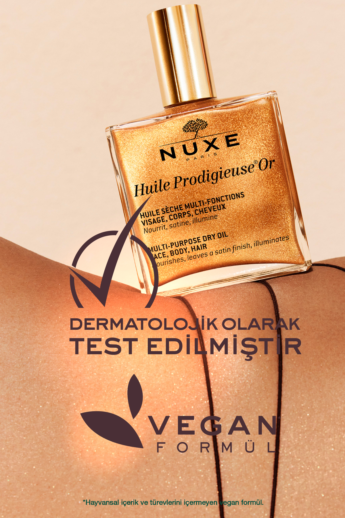 Nuxe روغن خشک طلایی با نام Huile Prodigieuse 50 میلی لیتر