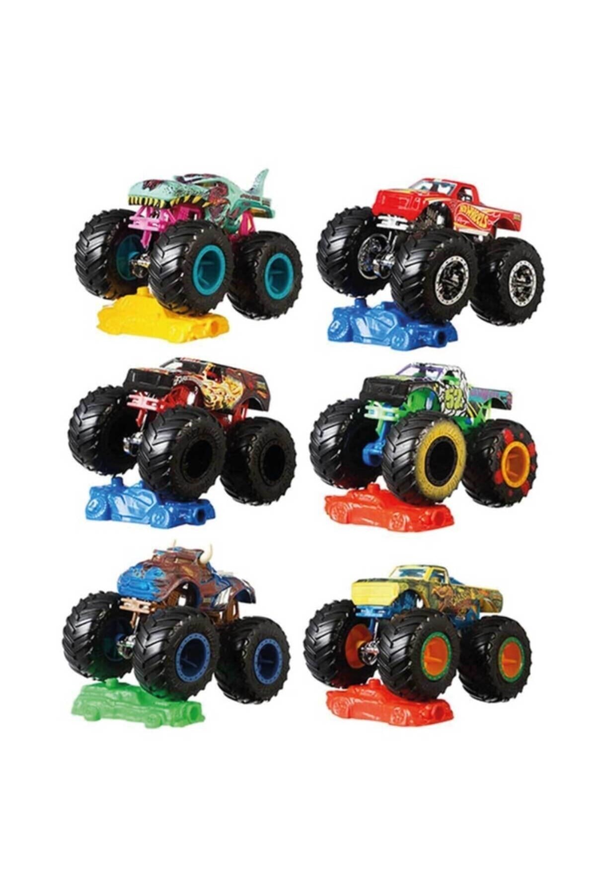 ماشین اسباب بازی FYJ44 کامیون های هیولا 1:64 اتومبیل هات ویلز اورجینال HOT WHEELS