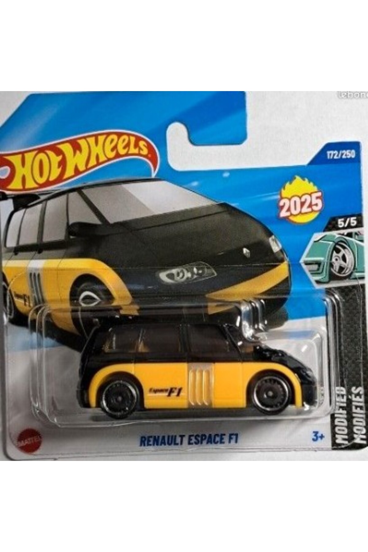 ماشین اسباب بازی تک اتومبیل رنو اسپیس F1 JBB76 تغییر یافته از ترکیه HOT WHEELS