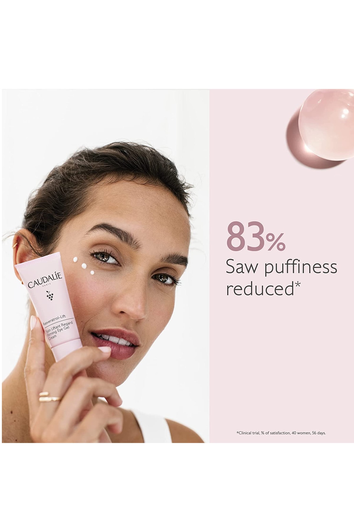 کرم دور چشم RESVERATROL LIFT FIRMING ANTI PLUGS COLLAGEN GEL CARE CREAM 15ML Caudalie