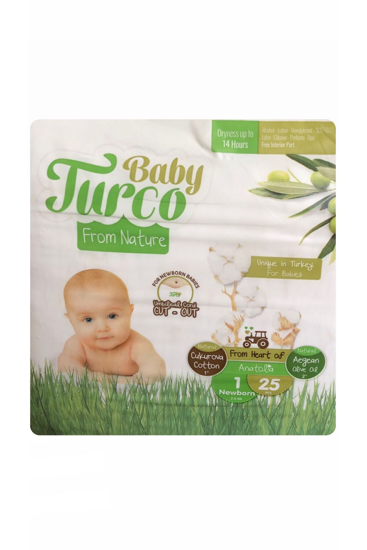 پوشک بچه 1 ساله 25 تیکه اورجینال BABY TURCO DOĞADAN