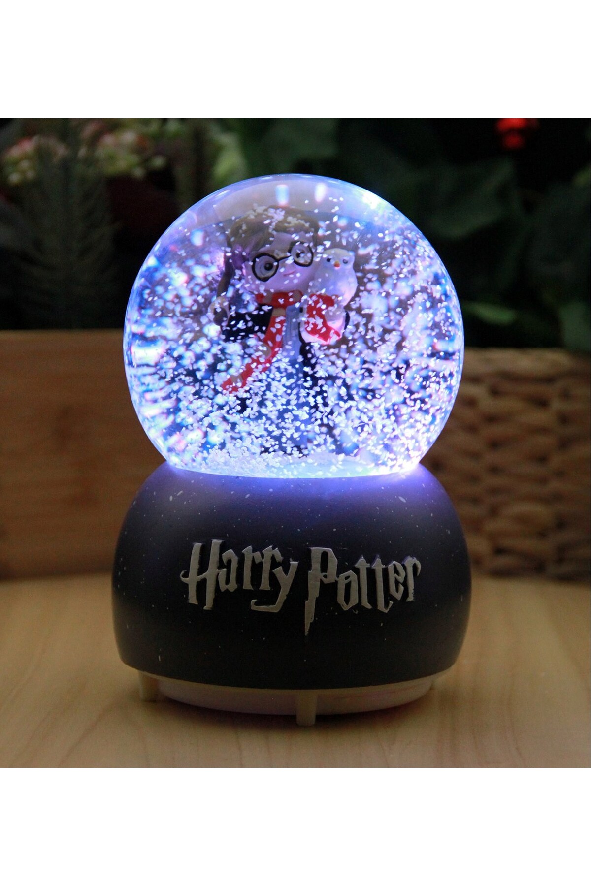 گوی برفی SNOW GLOBE با اندازه مگا هری پاتر ماشین چراغ ها و موسیقی از ترکیه HEDİYEBİZİZ