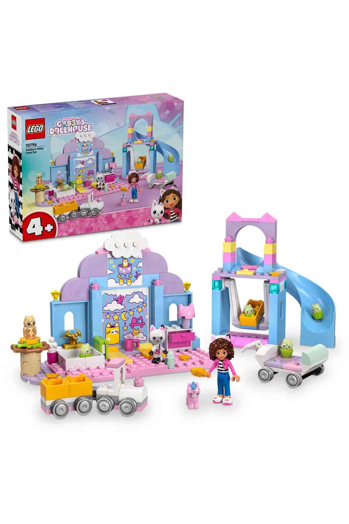 لگو و اسباب بازی های ساخت محور 4+ GABBY'S DOLL HOUSE, KITTEN CARE ROOM 10796 برای کودکان 4 سال به بالا اورجینال LEGO