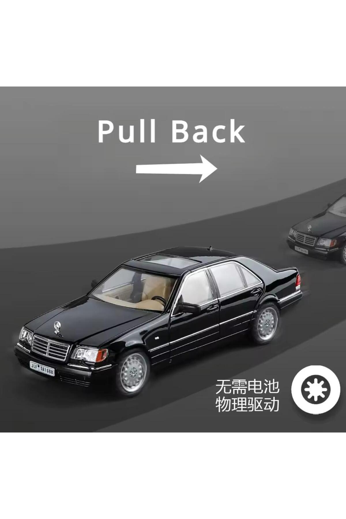 مدل خودرو مرسدس بنز S320L BLACK DIECAST ماشین W140 320SEL EXECUTIVE CAR از ترکیه scntoys