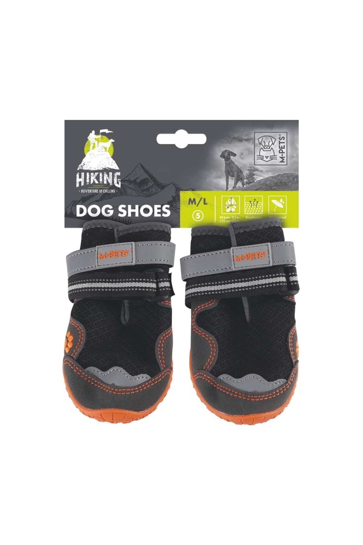 کفش پیاده‌روی سگ ام‌پتس M-PETS، کد 1644، سایز #5 M-L، بژ