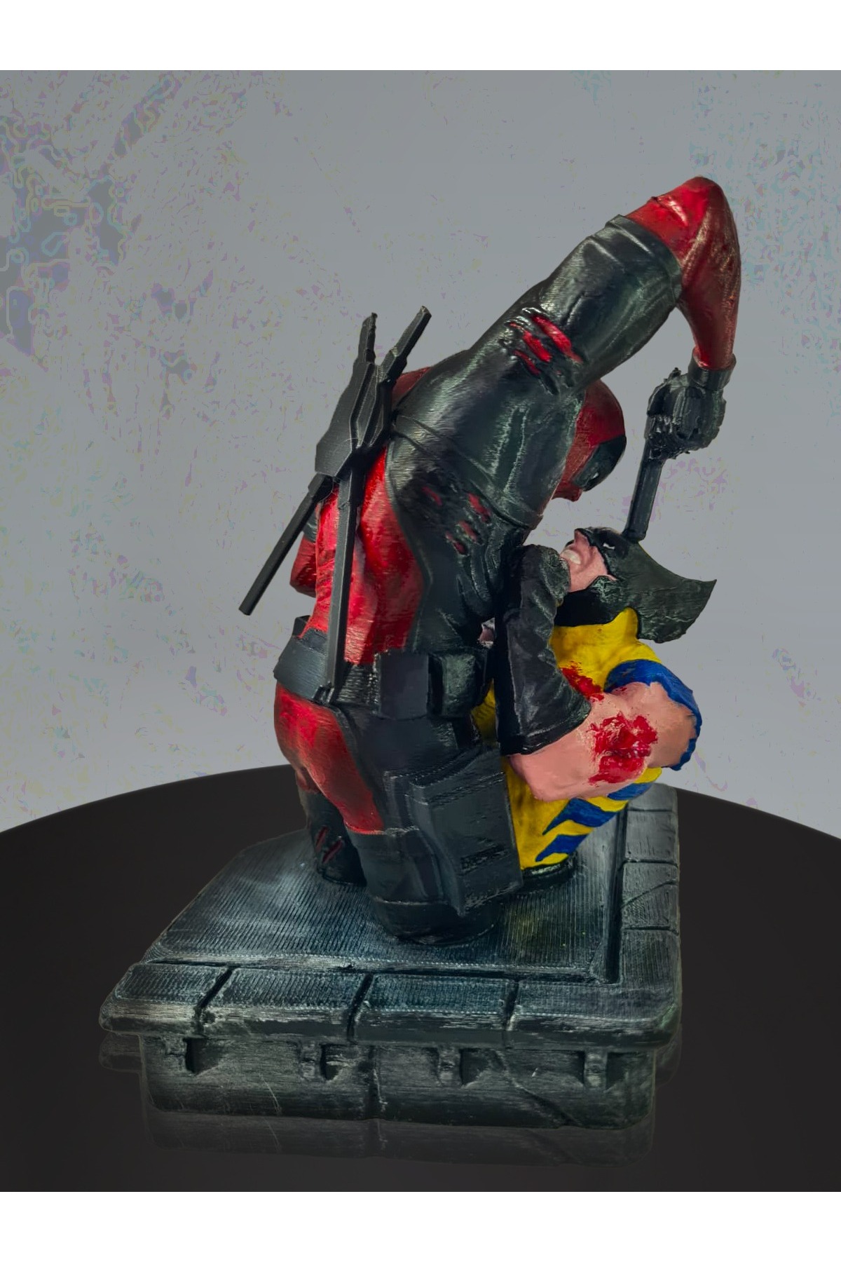 فیگور ESELYA3D DEADPOOL & WOLVERINE BUST FIGURE COMICS MARVEL 15CM FANART از ترکیه eselya