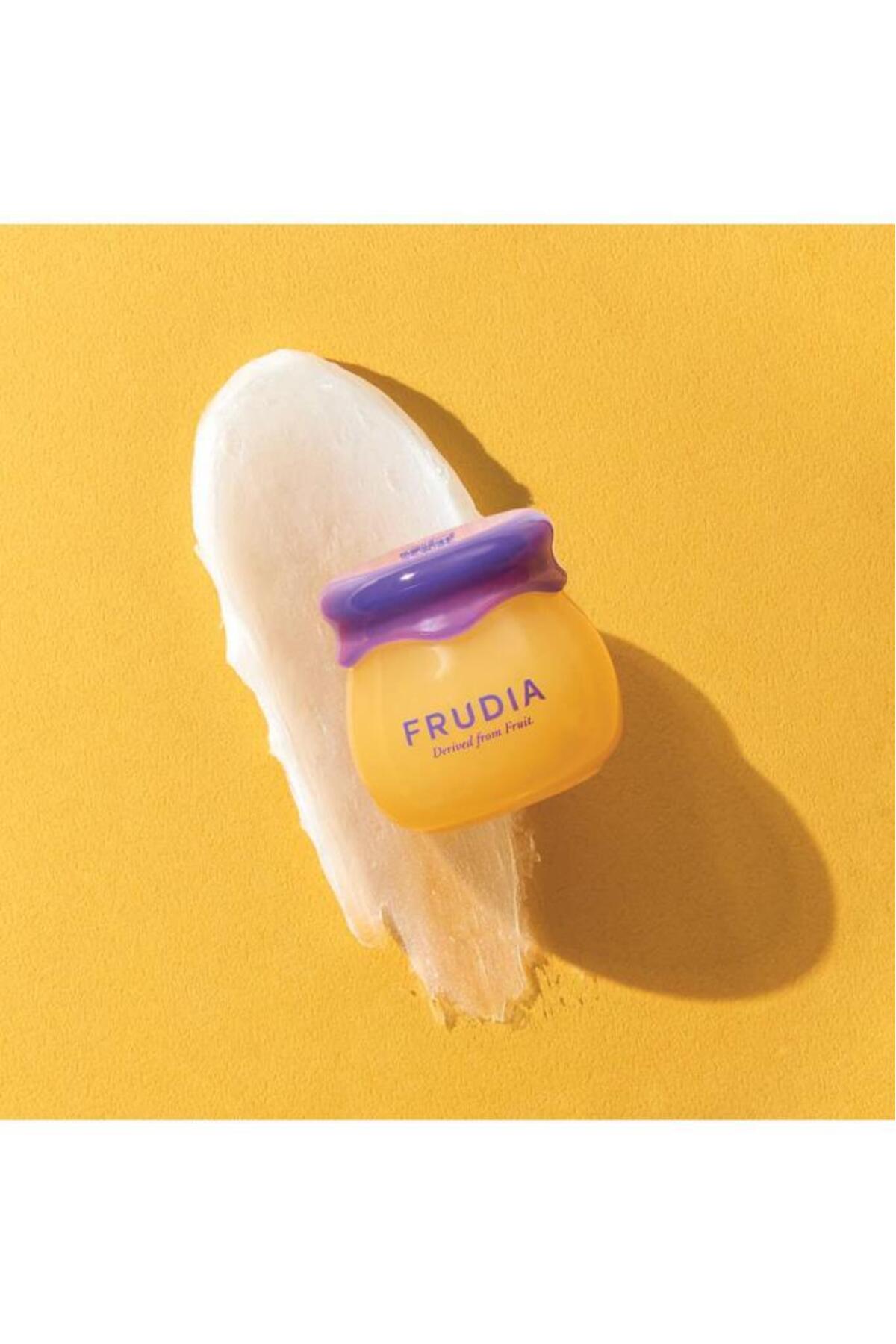 بالم لب مرطوب‌کننده بلوبری فرویدیا FRUDIA 10G سفید