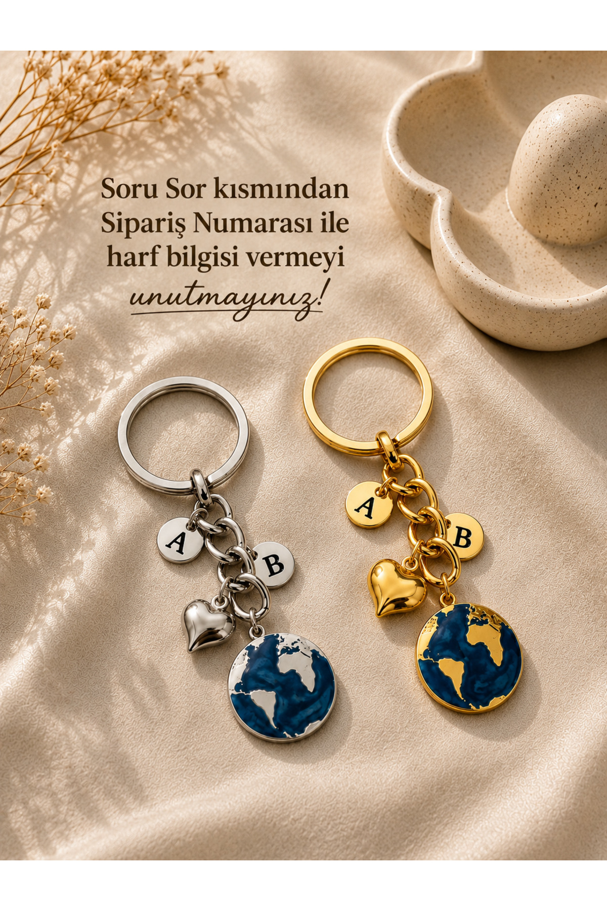 جلیقه کلید جاکلیدی دوبل طلای جهانی اورجینال İS DESING