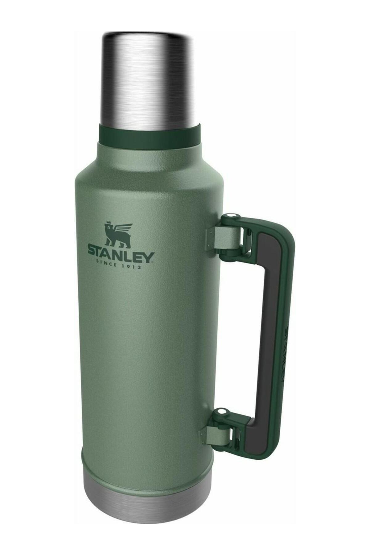 فلاسک قمقمه کلاسیک وکیوم استیل ضد زنگ 1.9 لیتر سبز اورجینال Stanley