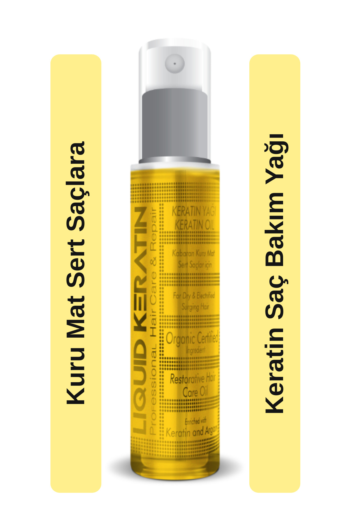 سرم و روغن مو کراتین برای موهای خشک وز شده 50 میل Liquid Keratin
