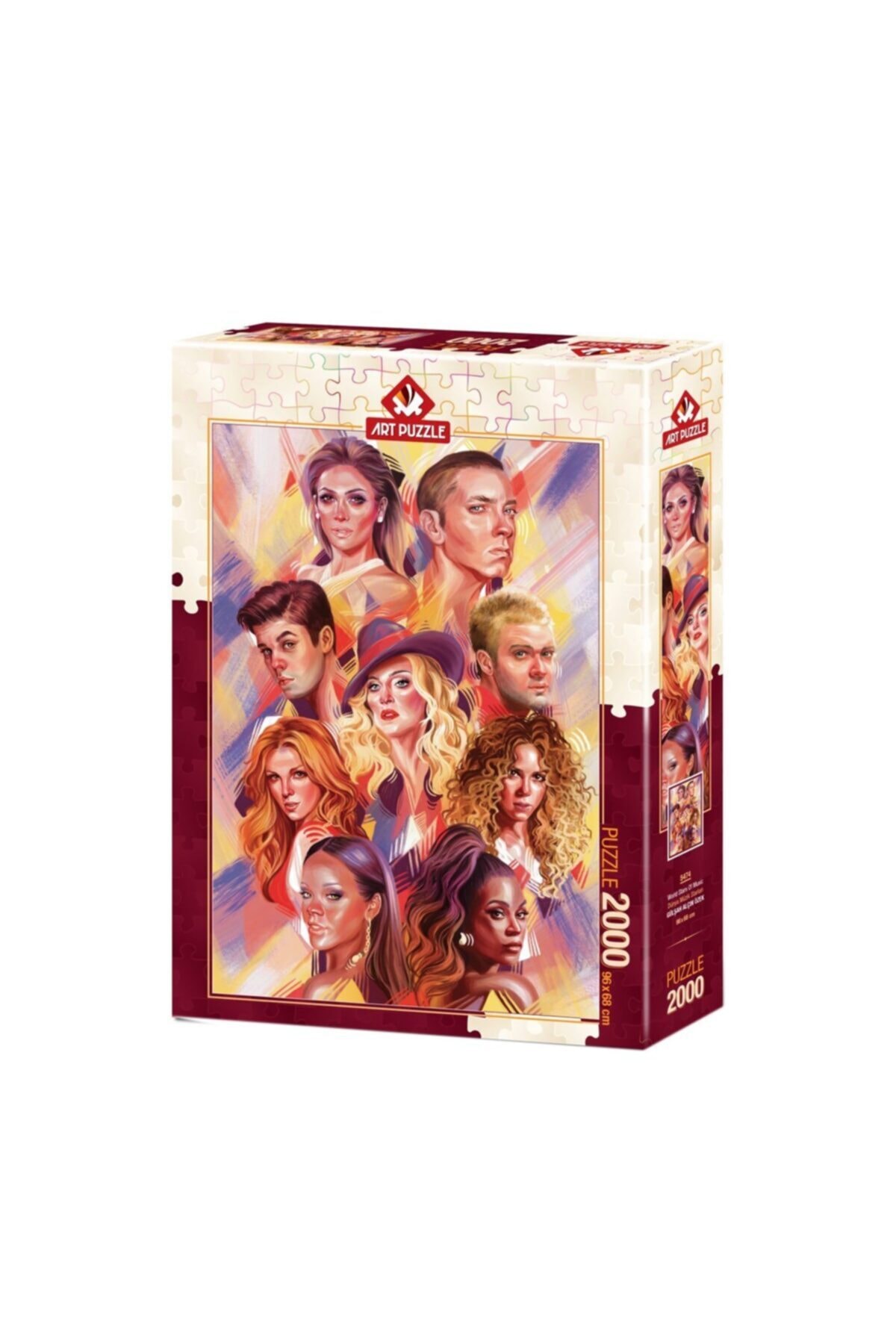 پازل 5474 ART PUZZLE WORLD MUSIC STARS 2000 قطعه اورجینال ارت Art Puzzle