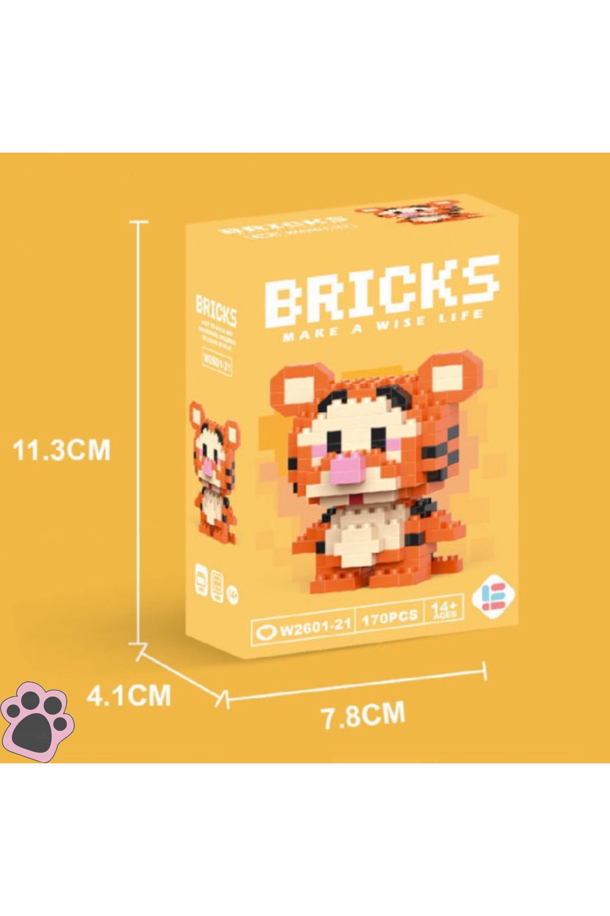 فیگور ست بلوک آجر ببر از ترکیه Bricks