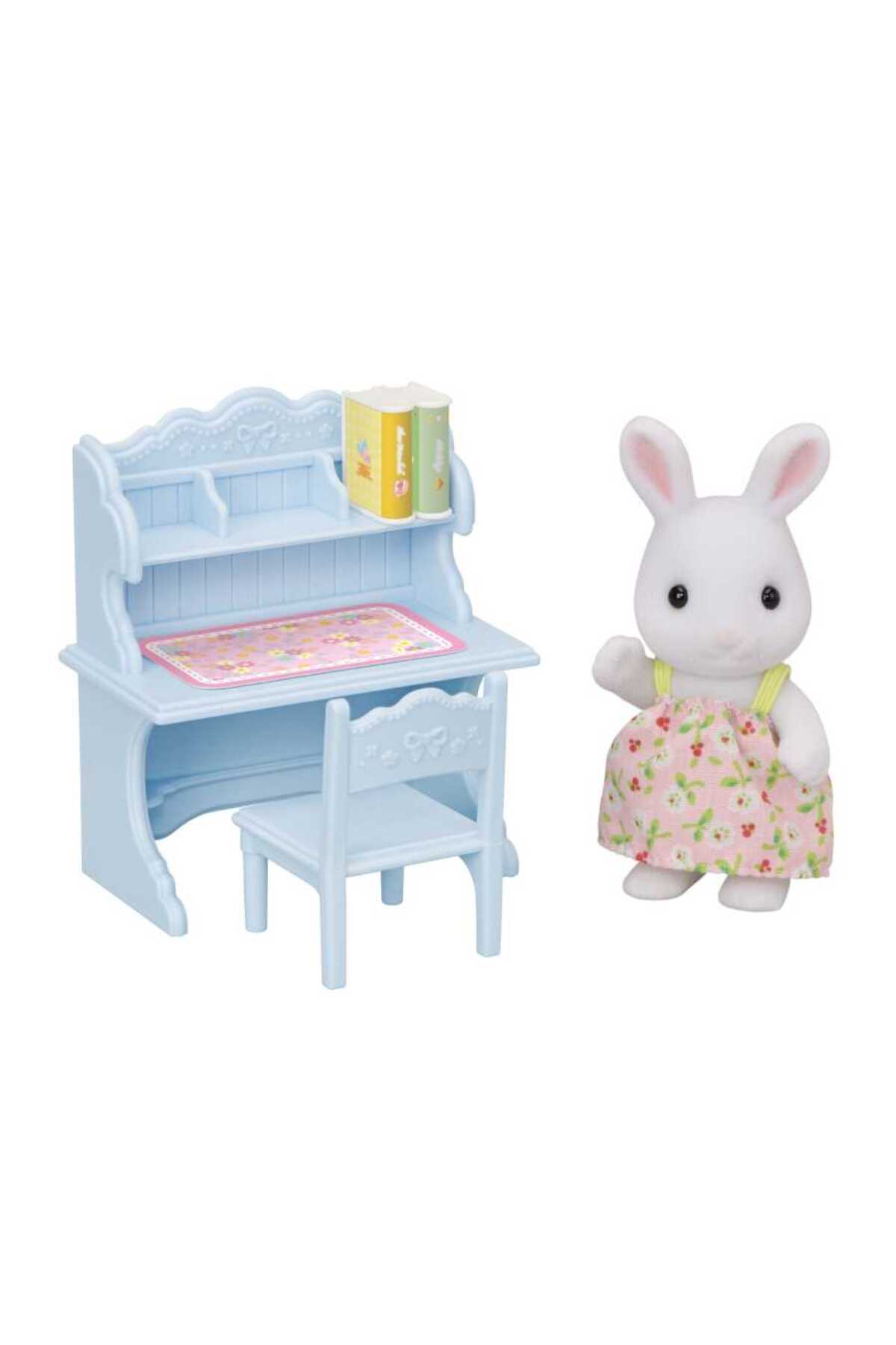 اسباب بازی های فیگور دیگر دختر خرگوش برفی و میز 5679 Sylvanian Families