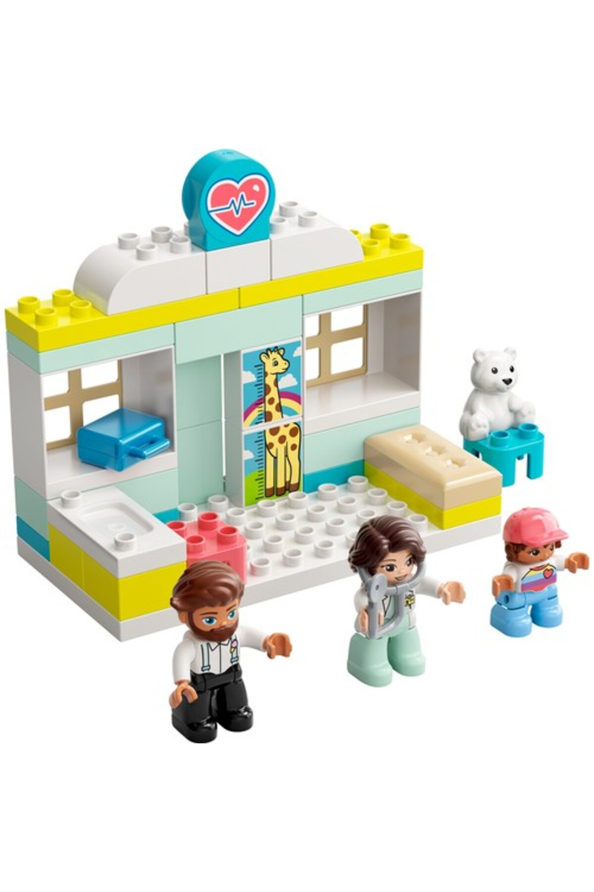 لگو و اسباب بازی های ساخت محور ® DUPLO® RESCUE DOCTOR EXAMINATION 10968 مجموعه آموزشی برای پیش دبستانی 34 قطعه از ترکیه LEGO