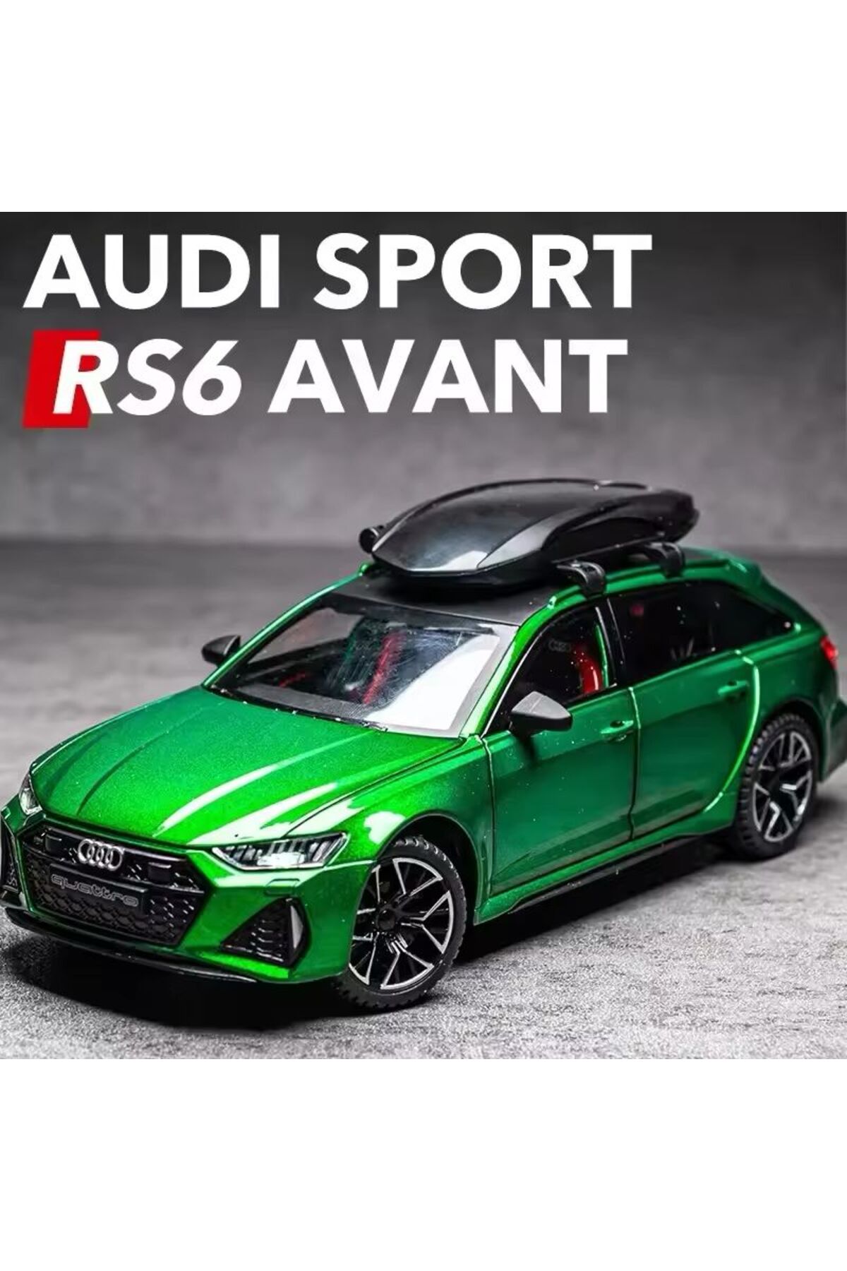 مدل خودرو مجموعه فلزی AUDI RS6 AVANT SPORT با صندوق عقب 1:24 DIECAST اورجینال scntoys