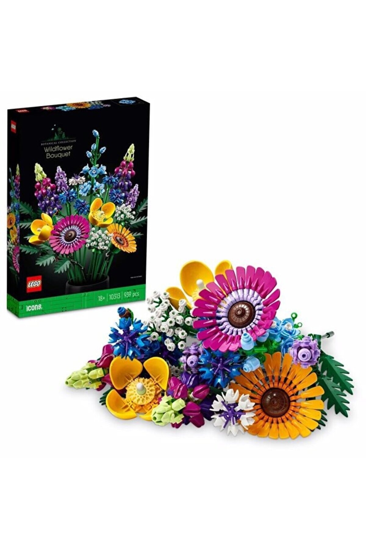 اسباب بازی های دیگر ICONS WILDFLOWERS BOUQUET 10313 اورجینال LEGO