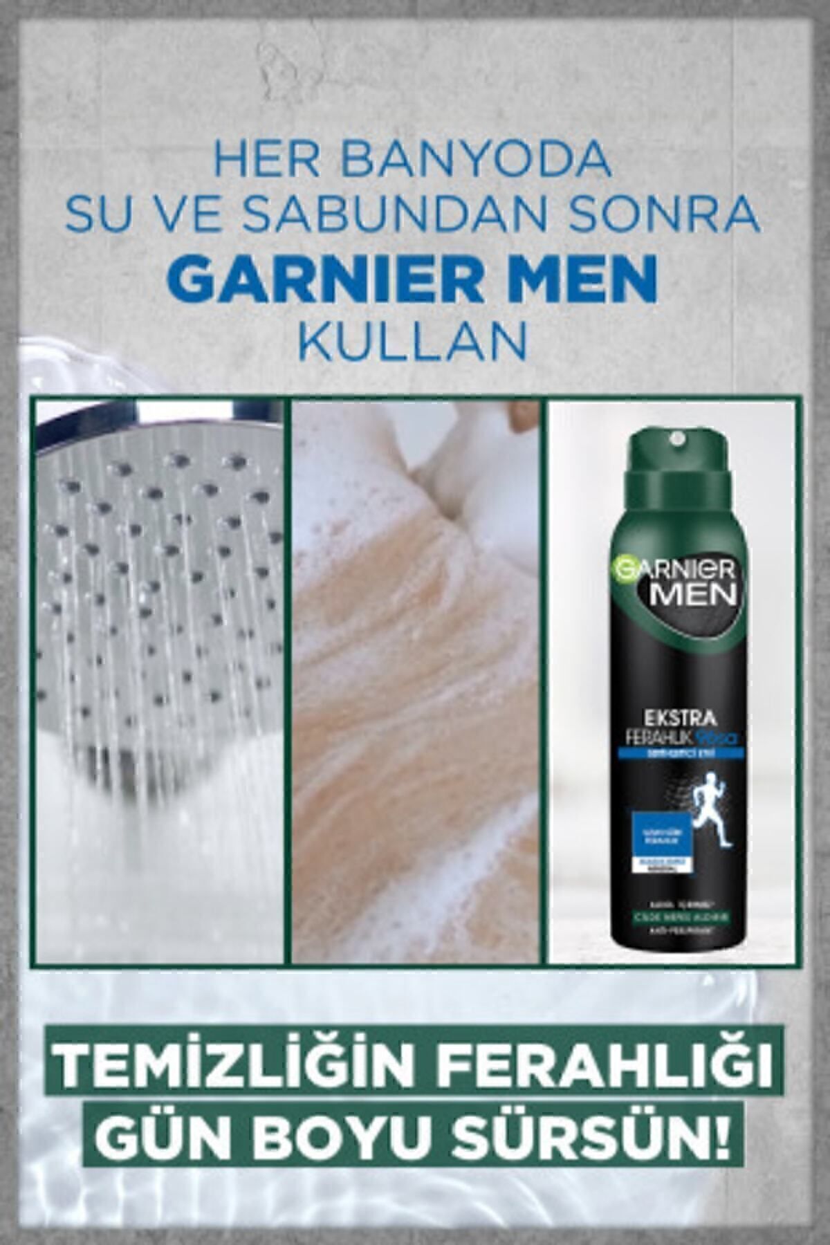 Garnier اسپری تازه‌کننده مردانه با اثر اضافی