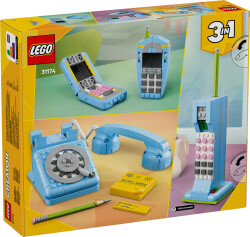 مجموعه ساختنی تلفن رترو لگو LEGO کریتور ۳ در ۱ مدل 31174، ۳۸۳ قطعه، مناسب ۸ سال به بالا