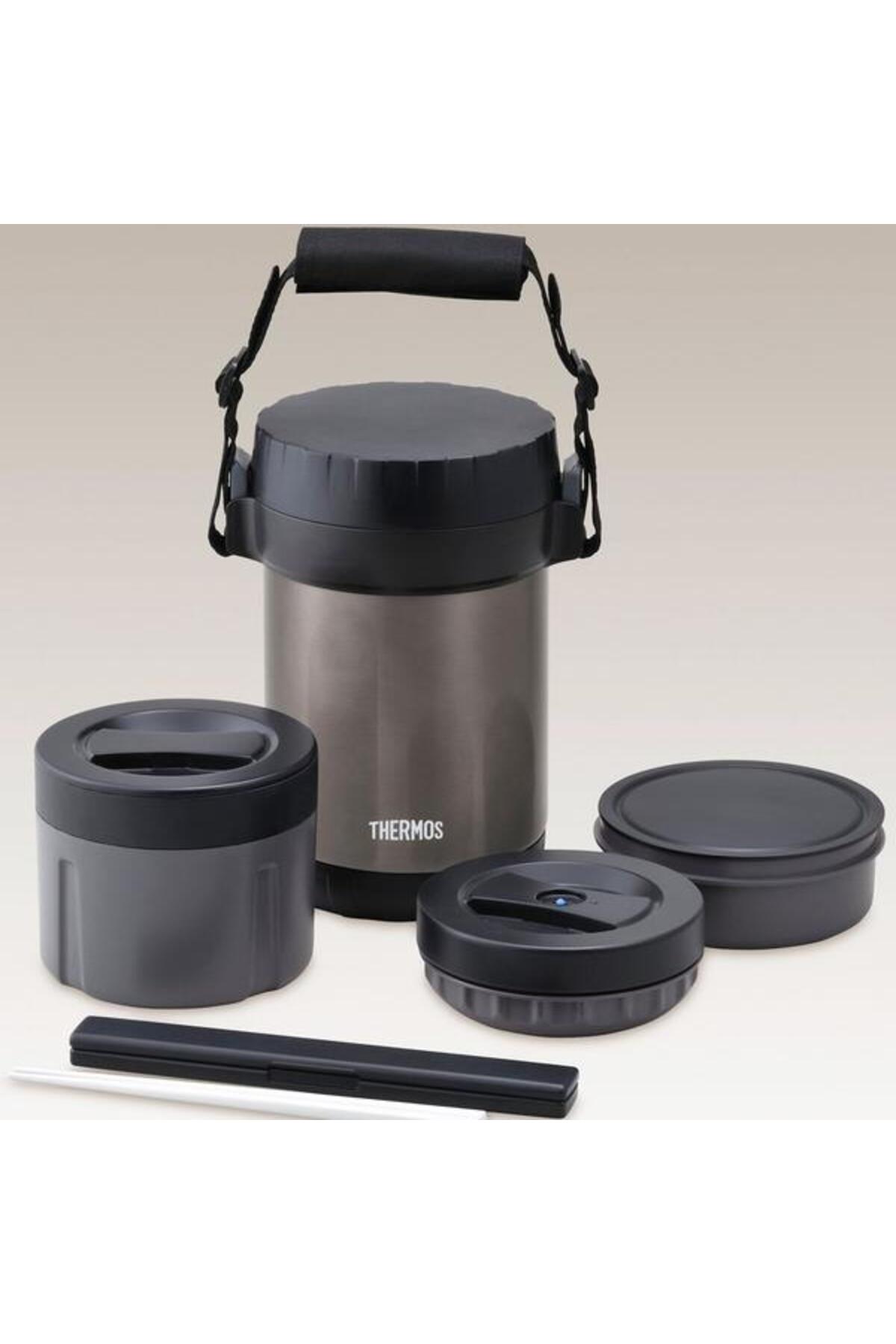 فلاسک قمقمه غذای 3 محفظه JBG 1800 مشکی 1,3 LT 197623 اورجینال Thermos