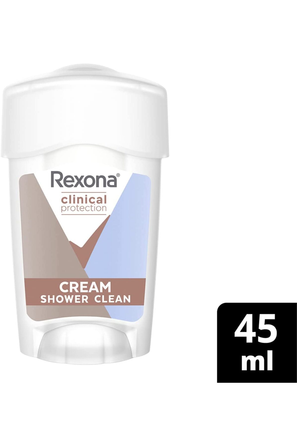 کرم دئودورانت زنانه رکسونا Rexona Clinical Shower Clean، ۴۵ میلی‌لیتر