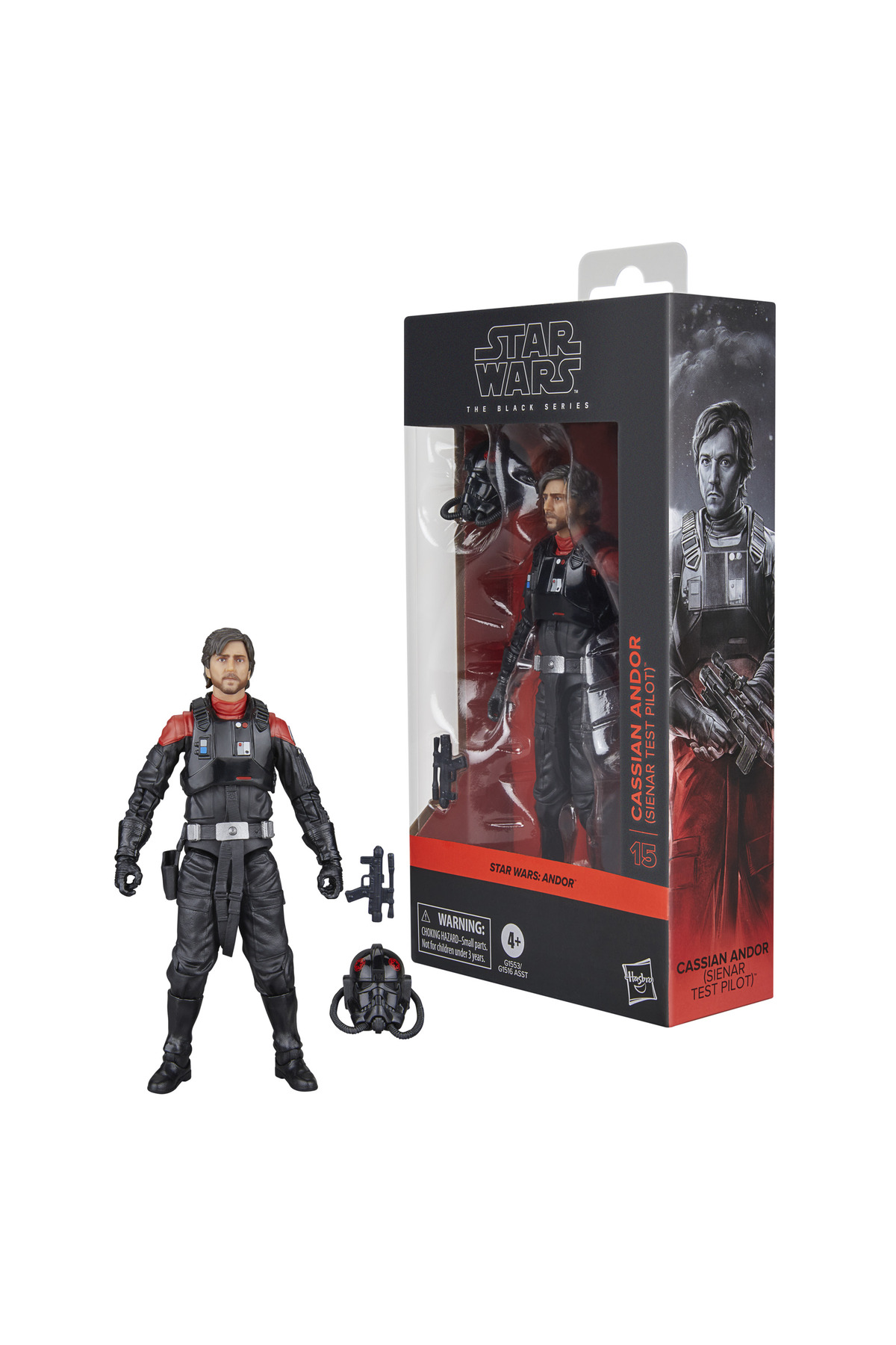 فیگور سریال BLACK CASSIAN ANDOR SIENAR TESTPILOT اکشن Star Wars