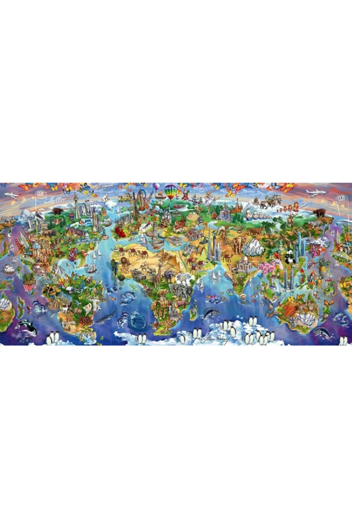 پازل پانوراما 2000 PIECE WORLD WONDERS RAVENSBURGER