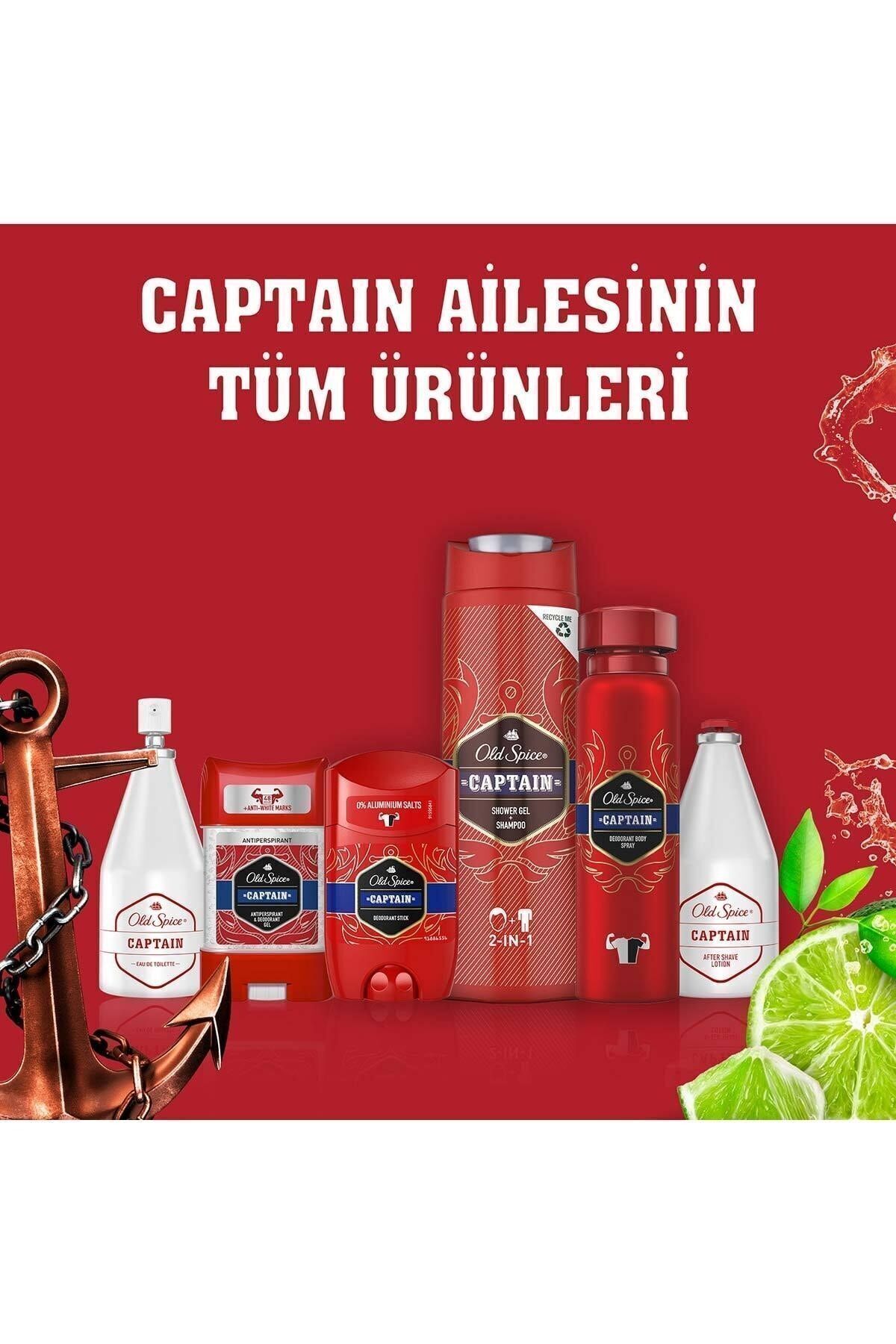 دئودورانت ژل مردانه مدل Captain Clear حجم 70 میلی لیتر اولد اسپایس Old Spice