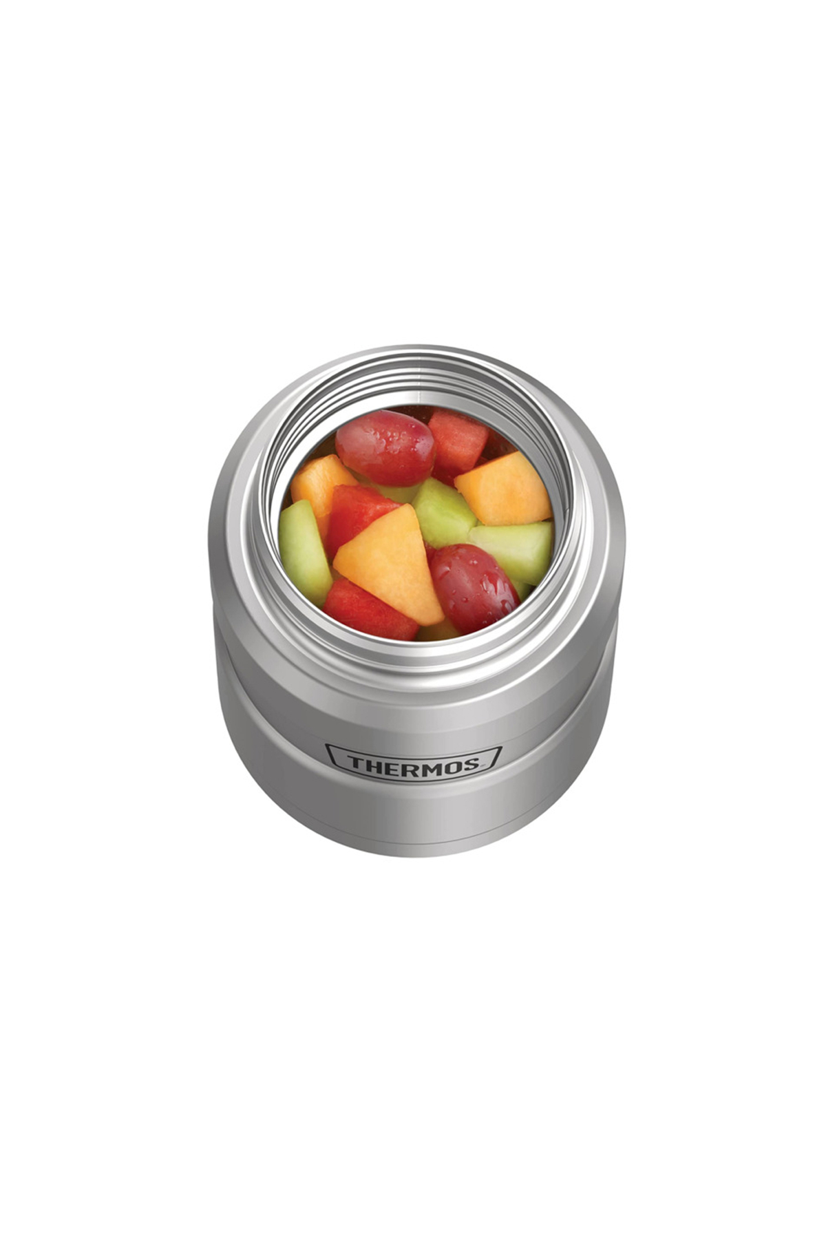 فلاسک قمقمه غذا 0.47 لیتری با عایق سرد فولاد ضد زنگ قاشق رنگارنگ اورجینال Thermos