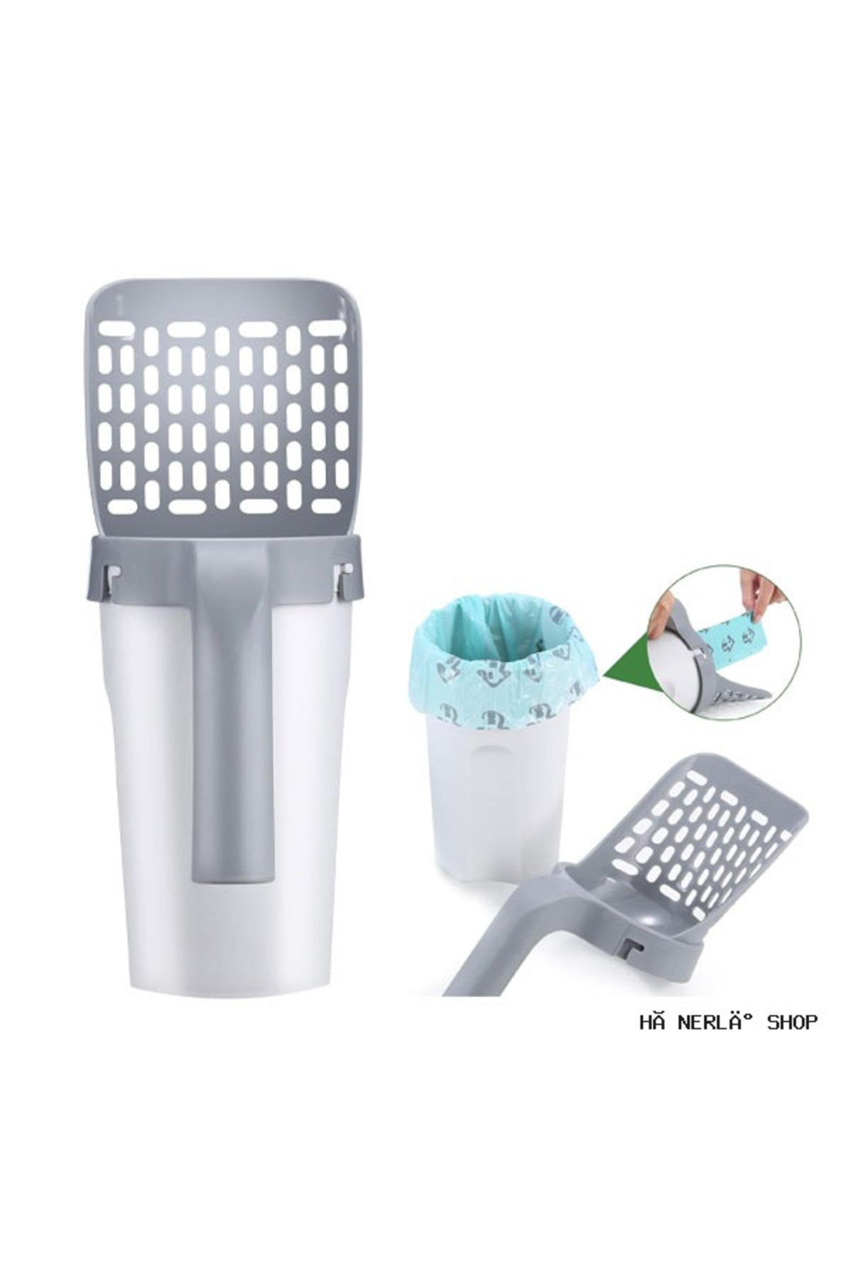بیلچه پلاستیکی خاک گربه یوروکت Eurocat، مدل HLSSNHRR62410743422030394 (150324) چندرنگ