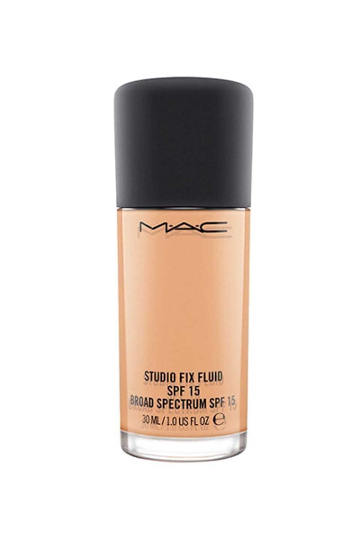 کرم پودر استودیو فیکس STUDIO FIX FLUID مدل NC16 بژ روشن با ته رنگ هلویی حجم 30 میل مک MAC