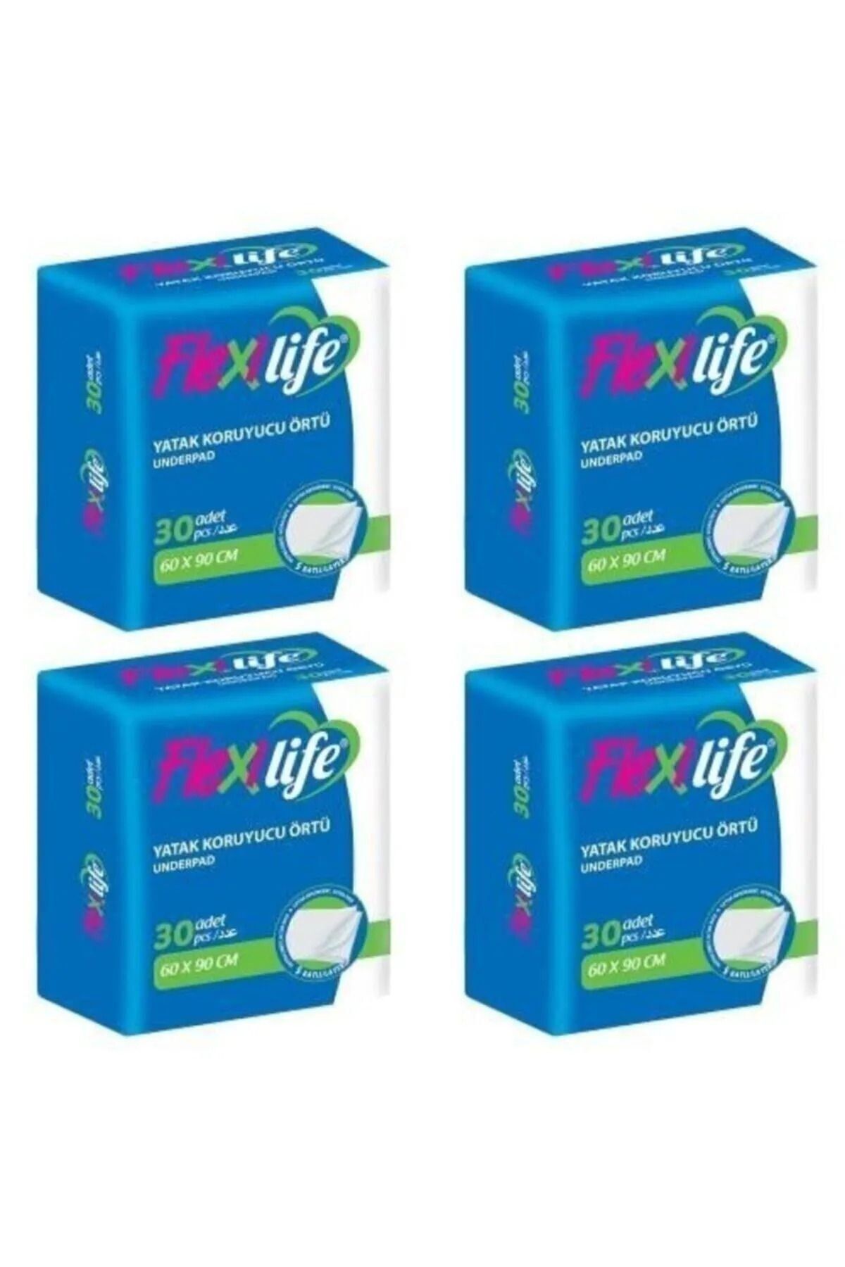 پد ادرار و محافظ بستر گربه و سگ فلکسی‌لایف پلاس Flexilife Plus، ۶۰×۹۰ سانتی‌متر، ۱۲۰ عدد