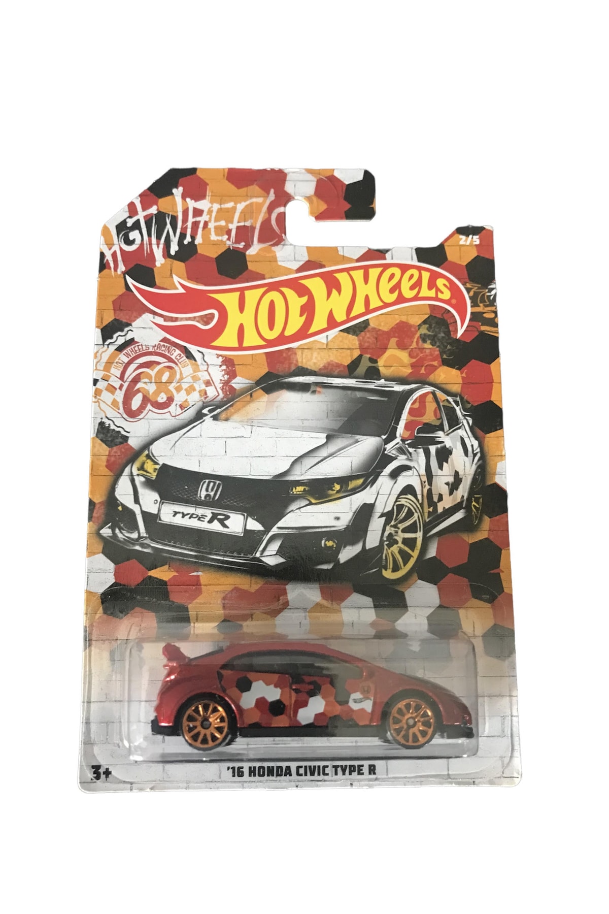 ماشین اسباب بازی استتار 16 هوندا سیویک تیپ R HOT WHEELS