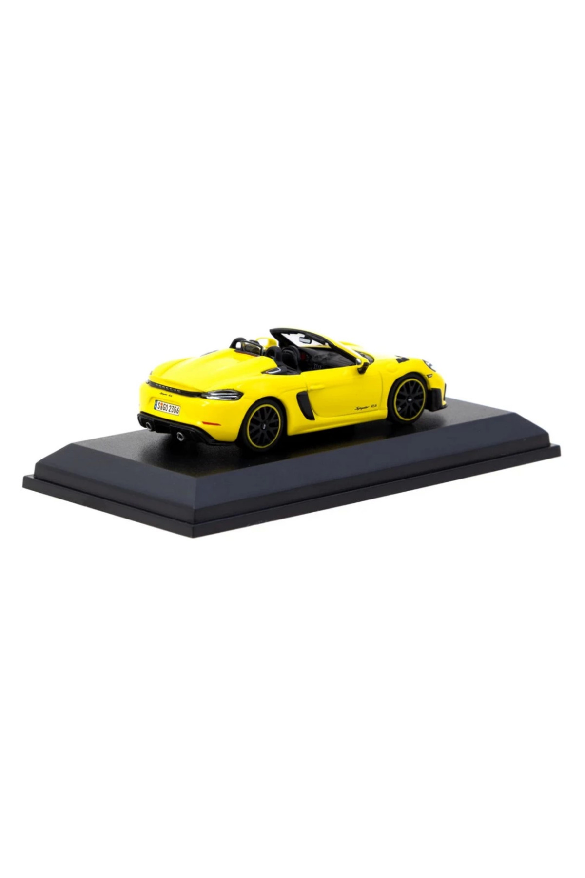 مدل خودرو WORNESSIWORLD X NESSIWORLDCHAMPS 1 64 PORSCHE 718 SPYDER RS ​​RACING YELLOW اورجینال Flamex