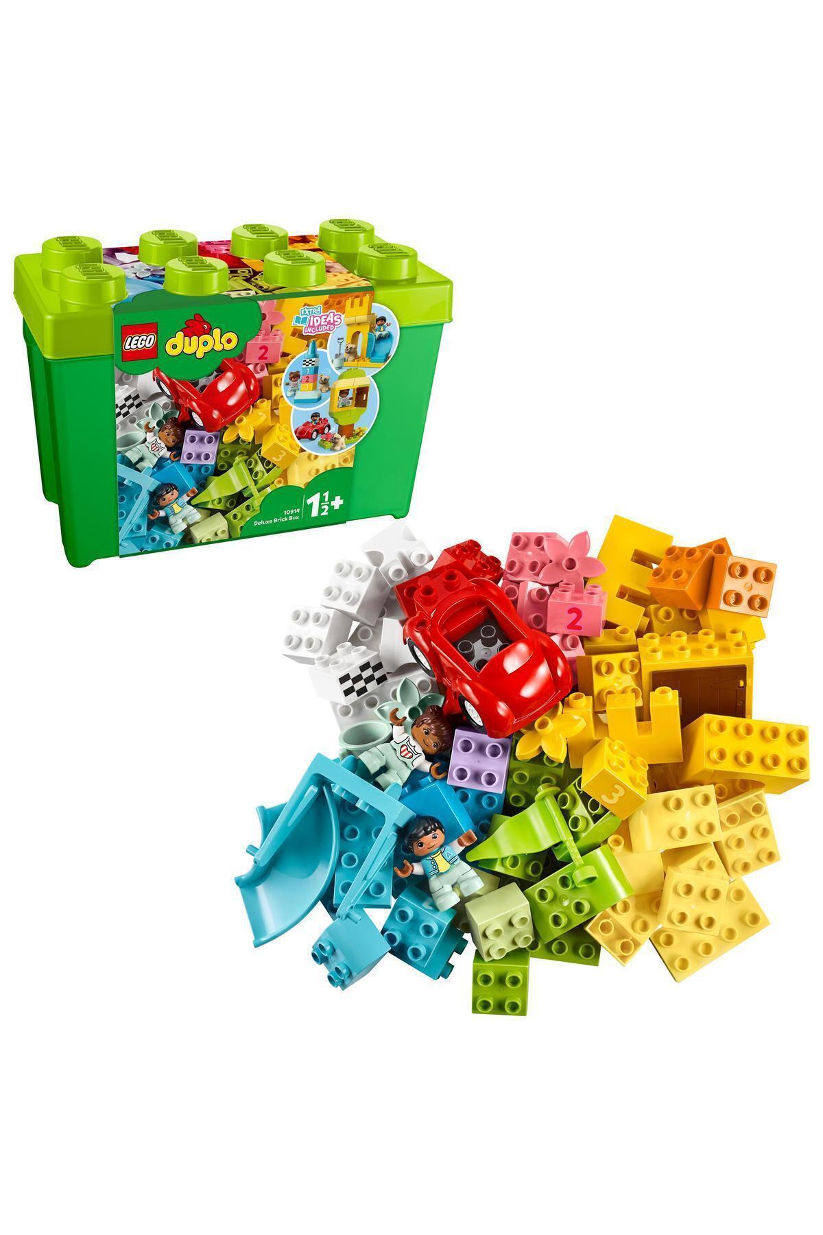 لگو و اسباب بازی های ساخت محور ® DUPLO® CLASSIC DELUXE BUILDING BOX 10914 مجموعه سازه خلاقانه برای کودکان نوپا 85P از ترکیه LEGO